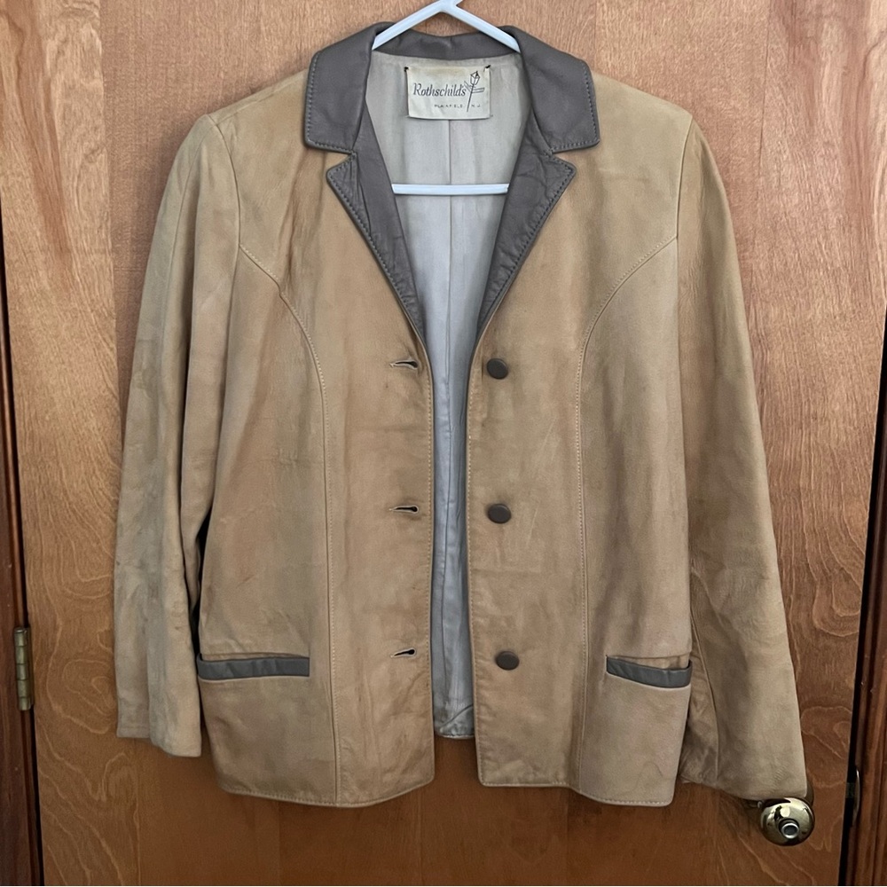 Vintage Rothschild’s suede jacket